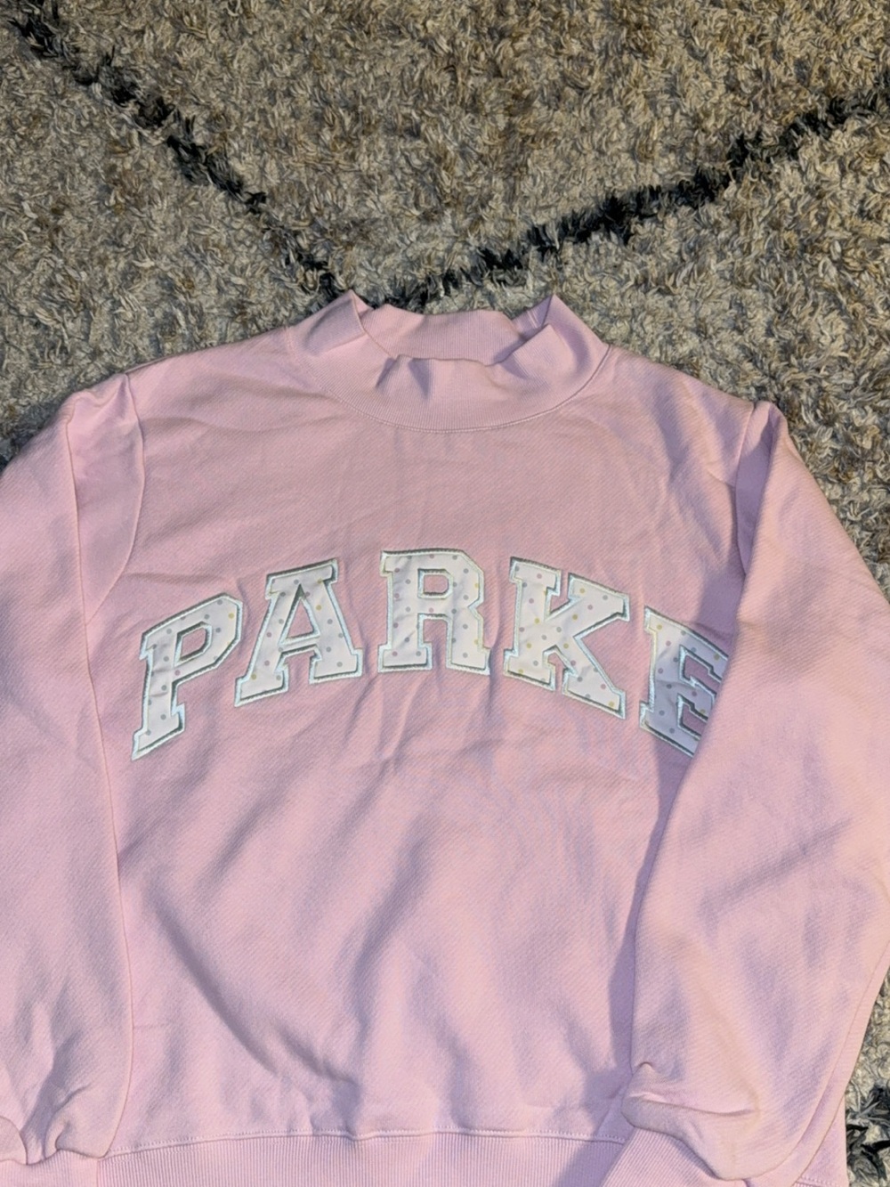 Parke birthday cake Mock-Neck